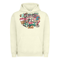 Pigment Pistachio coffee teach repeat teacher Urban Hoodie - NancyCooperArtShop