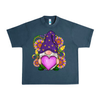 Midnight Navy Mardi Gras gnome Urban Heavy Tee - RanaPortraitStore