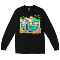 Black summer caravan Long Sleeve Tee - texasbilliewilder