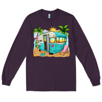 Plum summer caravan Long Sleeve Tee - texasbilliewilder