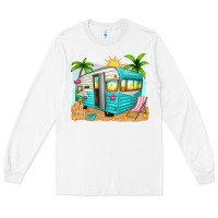 White summer caravan Long Sleeve Tee - texasbilliewilder