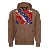 4th Of July Usa Flag Leopard Cowhide 20oz Tumbler Zipper Hoodie | Teevron