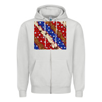 Dove Grey 4th of July USA flag leopard cowhide 20oz tumbler Zipper Hoodie - Neo Western