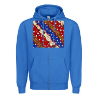 True Royal 4th of July USA flag leopard cowhide 20oz tumbler Zipper Hoodie - Neo Western