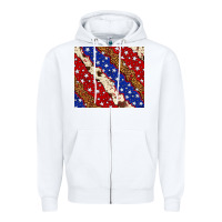 White 4th of July USA flag leopard cowhide 20oz tumbler Zipper Hoodie - Neo Western