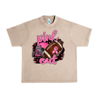 French Oak Pink Out Football Urban Heavy Tee - BarkalooDesign