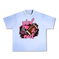 Grape Ice Pink Out Football Urban Heavy Tee - BarkalooDesign