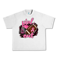 Lunar Rock Pink Out Football Urban Heavy Tee - BarkalooDesign