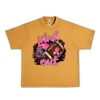 Peanut Butter Pink Out Football Urban Heavy Tee - BarkalooDesign