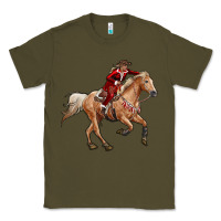 Army Green christmas cowgirl Classic Tee - RanaPortraitStore