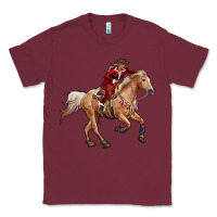 Burgundy christmas cowgirl Classic Tee - RanaPortraitStore