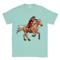 Seafoam christmas cowgirl Classic Tee - RanaPortraitStore