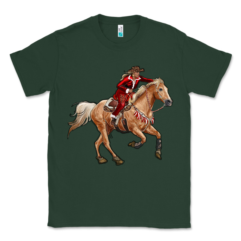Christmas Cowgirl Classic Tee by RanaPortraitStore | Teevron