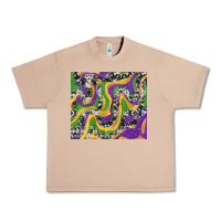 Burro Mardi Gras Cowhide Urban Heavy Tee - RanaPortraitStore