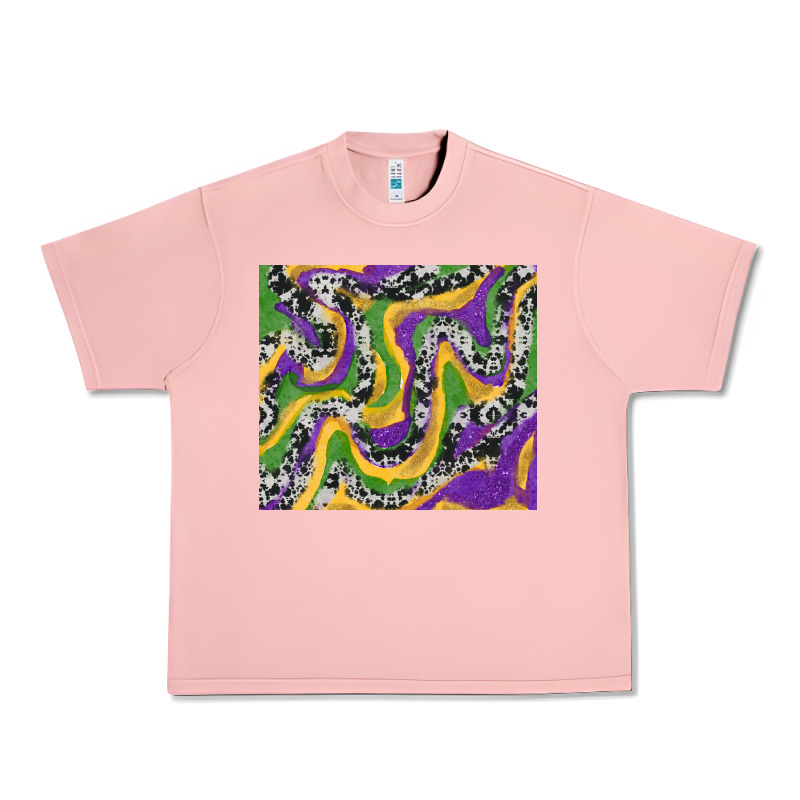 Mardi Gras Cowhide Urban Heavy Tee by RanaPortraitStore | Teevron