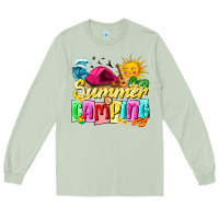 Matcha summer camping Long Sleeve Tee - texasbilliewilder