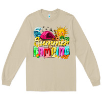 Mushroom summer camping Long Sleeve Tee - texasbilliewilder