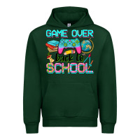 Forest Green game over back to school Urban Hoodie - NancyCooperArtShop