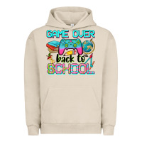 Pigment French Oak game over back to school Urban Hoodie - NancyCooperArtShop