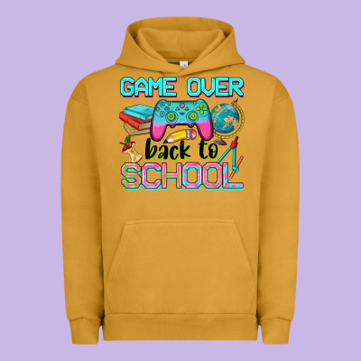 Game Over Back To School Urban Hoodie Designed By Nancycooperartshop