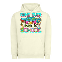 Pigment Pistachio game over back to school Urban Hoodie - NancyCooperArtShop