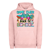 Pigment Salmon game over back to school Urban Hoodie - NancyCooperArtShop