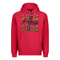 Cardinal he is risen Premium Hoodie - MaliasSmallBusiness