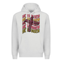 Dove Grey he is risen Premium Hoodie - MaliasSmallBusiness