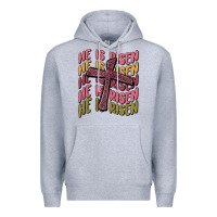 Heather Grey he is risen Premium Hoodie - MaliasSmallBusiness