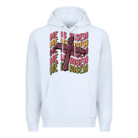 White he is risen Premium Hoodie - MaliasSmallBusiness