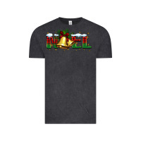 Vintage Black noel Christmas bells Vintage Tee - BarkalooDesign