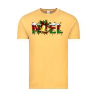 Vintage Mustard noel Christmas bells Vintage Tee - BarkalooDesign