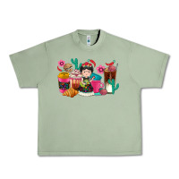 Oil Green But first cafecito y chismecito Urban Heavy Tee - RanaPortraitStore