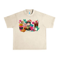 Sandshell But first cafecito y chismecito Urban Heavy Tee - RanaPortraitStore