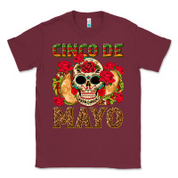 Burgundy Cinco de Mayo Classic Tee - texasbilliewilder