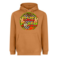 Meerkat Race coach with leopard and peace hand Heavyweight Hoodie - AdoDesignShop