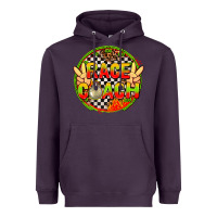 Plum Race coach with leopard and peace hand Heavyweight Hoodie - AdoDesignShop