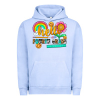 Pigment Grape Ice hello fourth grade Urban Hoodie - NancyCooperArtShop