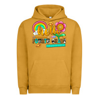 Pigment Peanut Butter hello fourth grade Urban Hoodie - NancyCooperArtShop