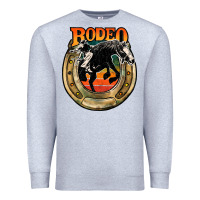 Heather Grey rodeo Premium Sweatshirt - JahusDesignShop