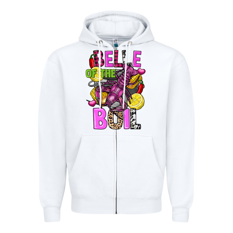 Belle Of The Boil Crawfish Zipper Hoodie by FaDigitalArtStudio | Teevron