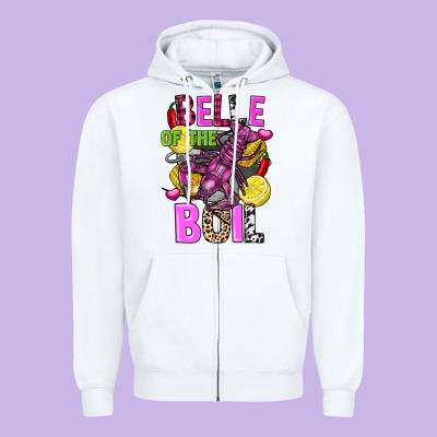 Belle Of The Boil Crawfish Zipper Hoodie Designed By Fadigitalartstudio