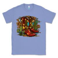 Colony Blue christmas cowboy boots Classic Tee - RanaPortraitStore