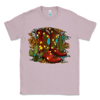 Lilac christmas cowboy boots Classic Tee - RanaPortraitStore