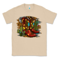 Mushroom christmas cowboy boots Classic Tee - RanaPortraitStore