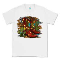 White christmas cowboy boots Classic Tee - RanaPortraitStore
