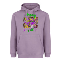 Lavender happy mardi gras y'all gnome Heavyweight Hoodie - JahusDesignShop