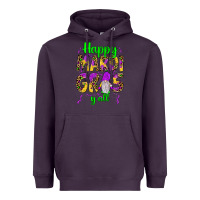 Plum happy mardi gras y'all gnome Heavyweight Hoodie - JahusDesignShop