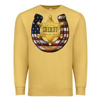 Antique Gold sheriff american flag Premium Sweatshirt - JahusDesignShop