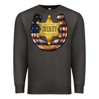 Smoke sheriff american flag Premium Sweatshirt - JahusDesignShop